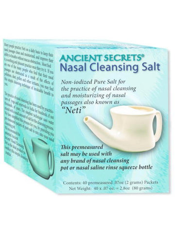 Ancient Secrets, Nasal Cleansing Salt, 40 packets