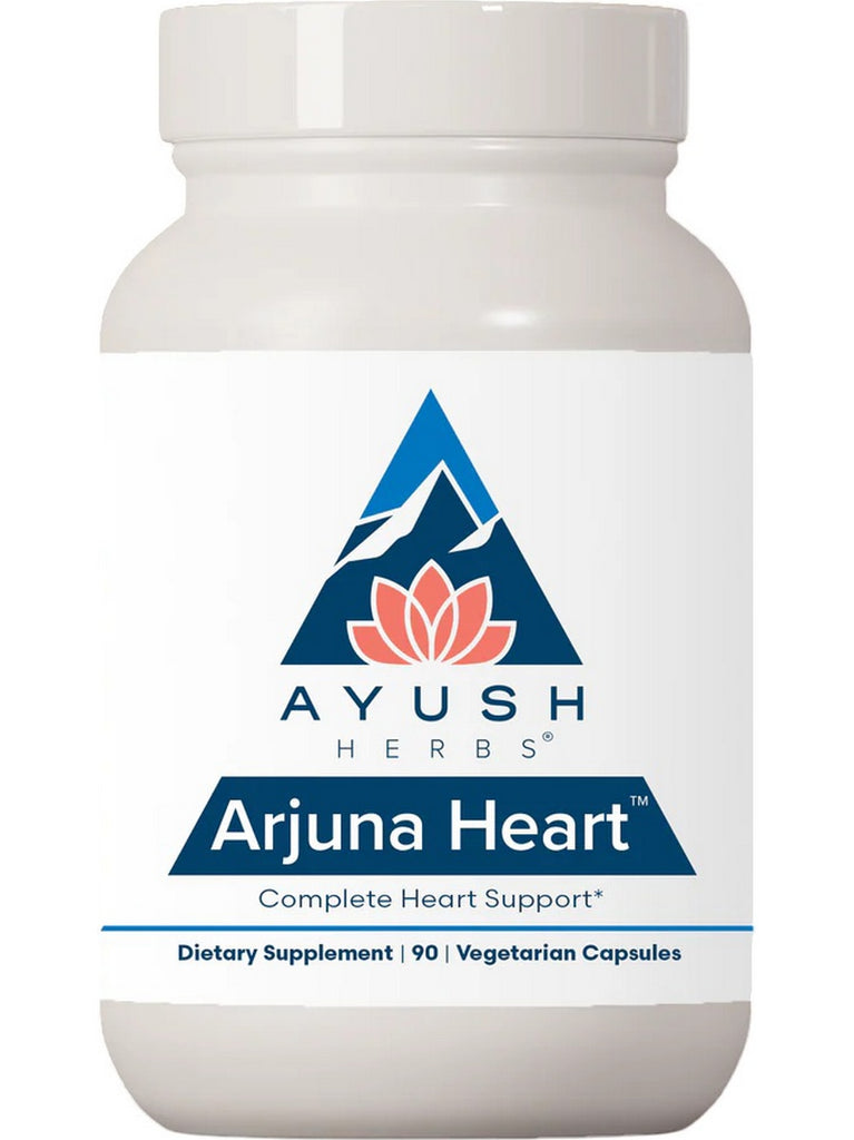 Ayush Herbs, Arjuna Heart, 90 Vegetarian Capsules