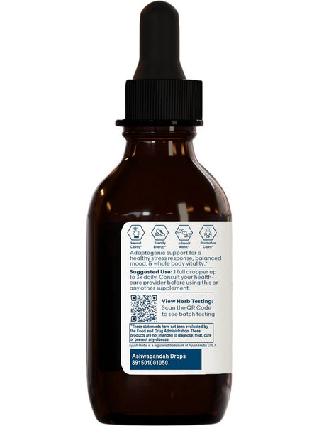 Ayush Herbs, Ashwagandha Drops, Adult, 2 fl oz