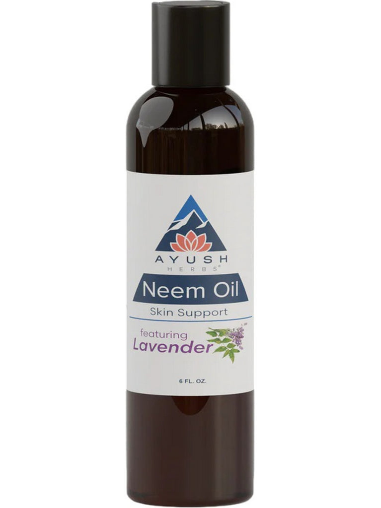 Ayush Herbs, Neem Oil, Lavender, 6 fl oz
