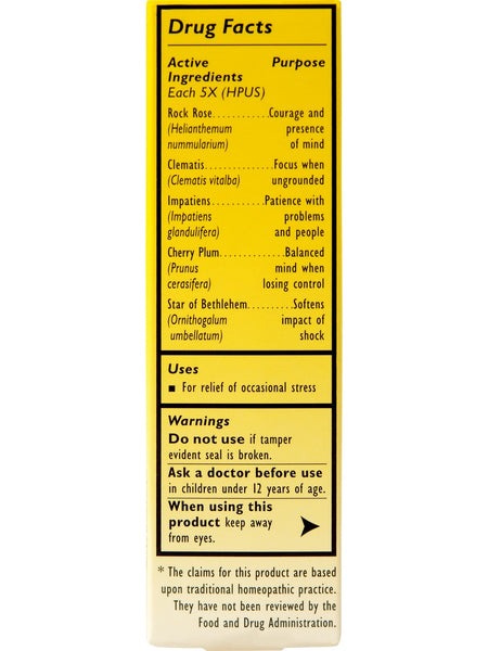 Bach Original Flower Essences, Rescue Remedy, 20ml