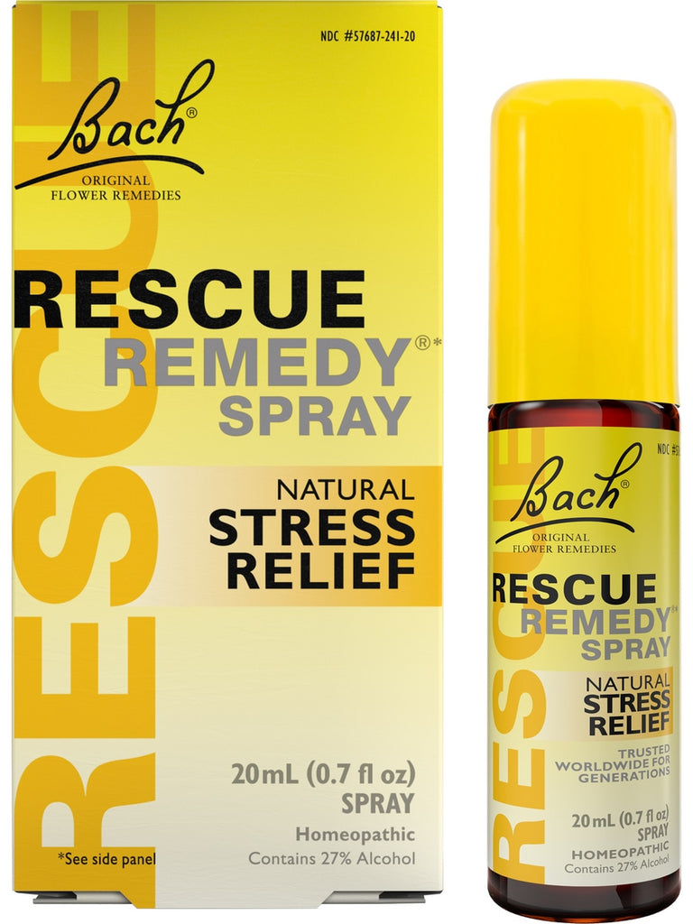 Bach Original Flower Essences, Rescue Remedy Spray, 0.7 oz (20 ml)