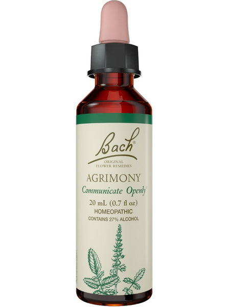 Bach Original Flower Essences, Agrimony Flower Essence, 0.7 oz (20 ml)