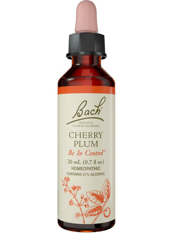 Bach Original Flower Essences, Cherry Plum Flower Essence, 0.7 oz (20 ml)