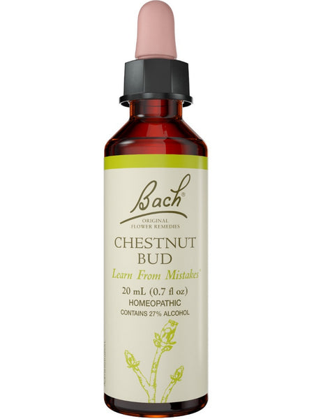Bach Original Flower Essences, Chestnut Bud Flower Essence, 0.7 oz (20 ml)