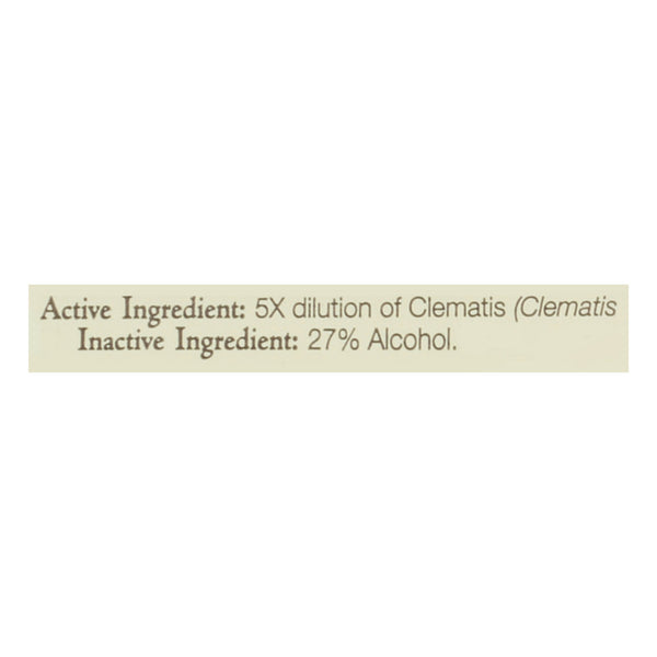 Bach Original Flower Essences, Clematis Flower Essence, 0.7 oz, 20 ml