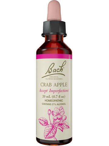 Bach Original Flower Essences, Crab Apple Flower Essence, 0.7 oz (20 ml)