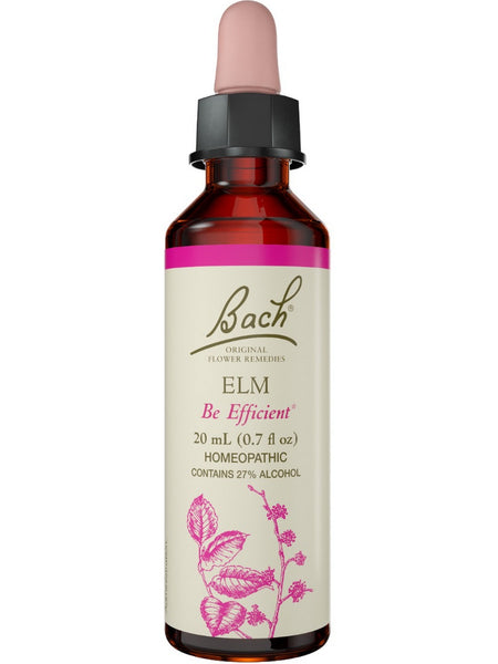 Bach Original Flower Essences, Elm Flower Essence, 0.7 oz (20 ml)