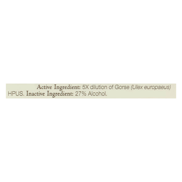 Bach Original Flower Essences, Gorse Flower Essence, 0.7 oz, 20 ml