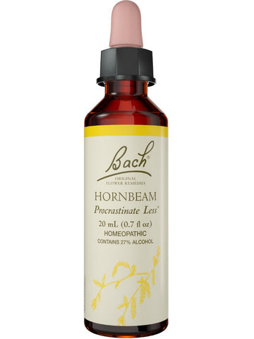 Bach Original Flower Essences, Hornbeam Flower Essence, 0.7 oz (20 ml)