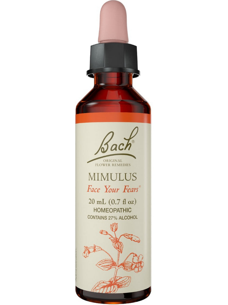 Bach Original Flower Essences, Mimulus Flower Essence, 0.7 oz (20 ml)