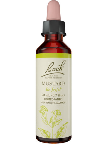 Bach Original Flower Essences, Mustard Flower Essence, 0.7 oz (20 ml)