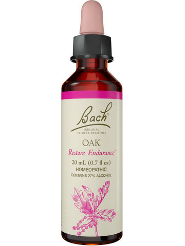 Bach Original Flower Essences, Oak Flower Essence, 0.7 oz (20 ml)