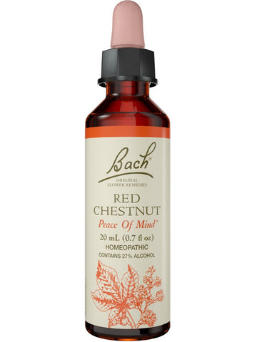 Bach Original Flower Essences, Red Chestnut Flower Essence, 0.7 oz (20 ml)