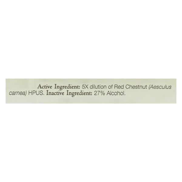 Bach Original Flower Essences, Red Chestnut Flower Essence, 0.7 oz, 20 ml