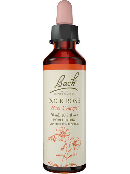 Bach Original Flower Essences, Rock Rose Flower Essence, 0.7 oz (20 ml)