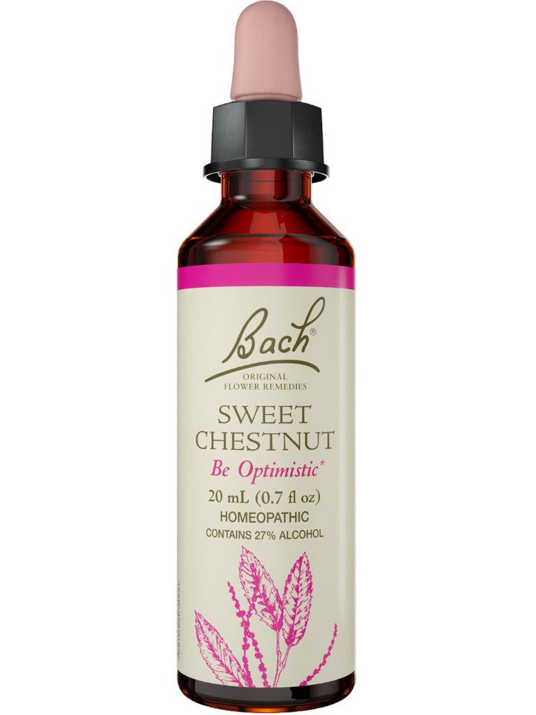 Bach Original Flower Essences, Sweet Chestnut Flower Essence, 0.7 oz (20 ml)