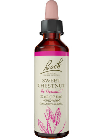 Bach Original Flower Essences, Sweet Chestnut Flower Essence, 0.7 oz (20 ml)
