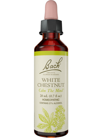 Bach Original Flower Essences, White Chestnut Flower Essence, 0.7 oz (20 ml)