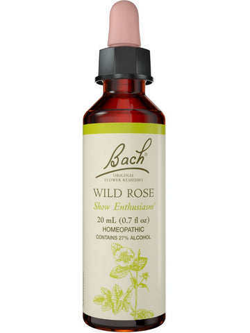 Bach Original Flower Essences, Wild Rose Flower Essence, 0.7 oz (20 ml)