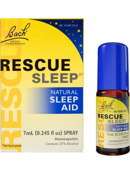 Bach Original Flower Essences, Rescue Sleep, 0.245 oz (7 ml)