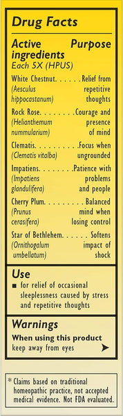 Bach Original Flower Essences, Rescue Sleep Dropper, 0.7 fl oz