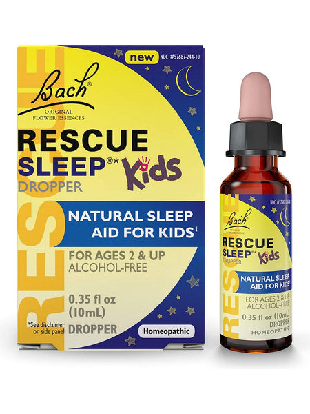 Bach Original Flower Essences, Rescue Sleep Kids Dropper, 0.35 fl oz