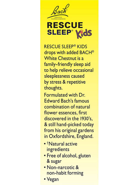 Bach Original Flower Essences, Rescue Sleep Kids Dropper, 0.35 fl oz