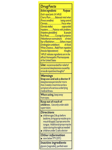 Bach Original Flower Essences, Rescue Sleep Spray, Kids, 20 ml