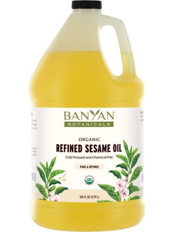 Banyan Botanicals, Refined Sesame Oil, 128 fl oz