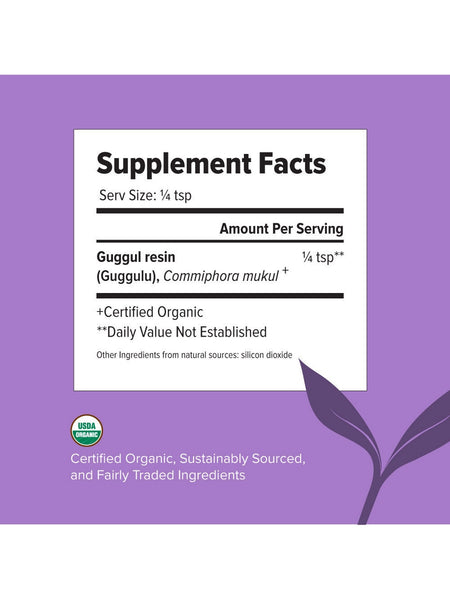 Banyan Botanicals, Guggulu Powder, spice jar