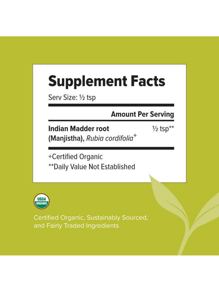 Banyan Botanicals, Manjistha Powder, 1/2 lb