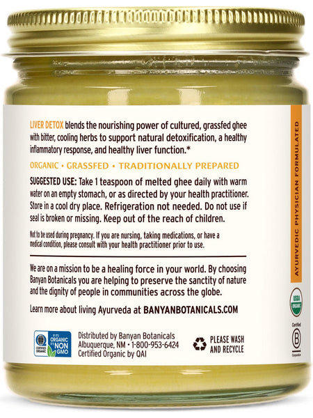 Banyan Botanicals, Liver Detox Ghee, 7.5 oz