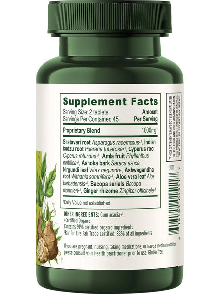 Banyan Botanicals, Fertility Balance, 90 Tablets