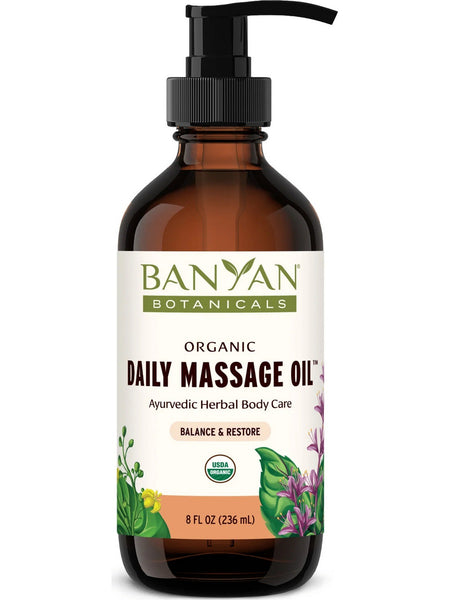 Banyan Botanicals, Daily Massage Oil, 8 fl oz