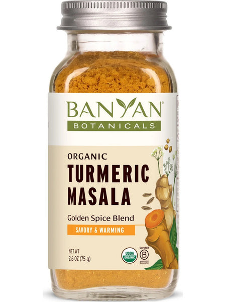 Banyan Botanicals, Turmeric Masala, spice jar
