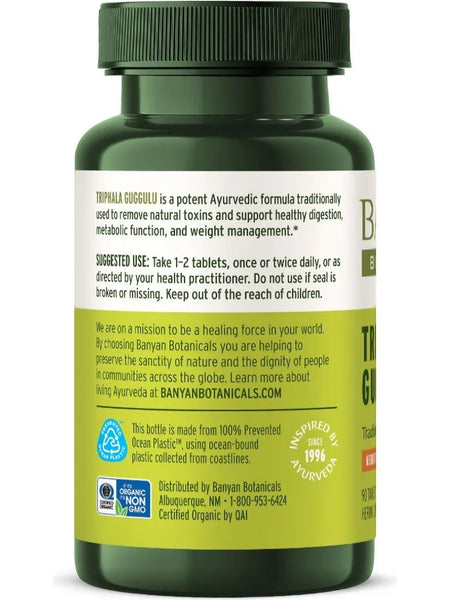 Banyan Botanicals, Triphala Guggulu, 90 ct