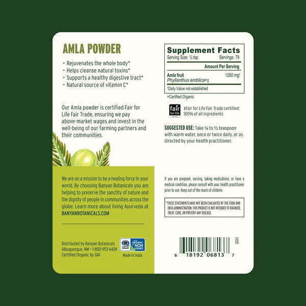 Banyan Botanicals, Amla Powder, 3.5 oz