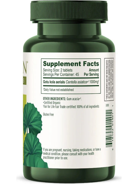 Banyan Botanicals, Gotu Kola, 90 tabs