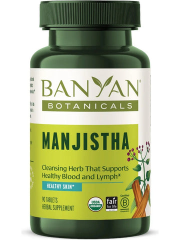 Banyan Botanicals, Manjistha, 90 tabs