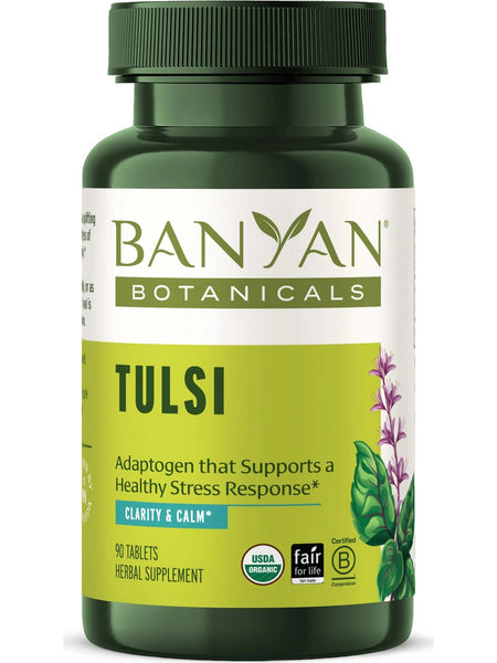 Banyan Botanicals, Tulsi, Holy Basil, 90 tabs