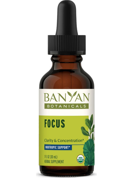 Banyan Botanicals, Focus, Liquid Extract, 1 fl oz, 30 ml