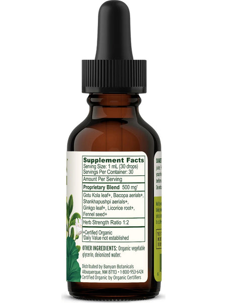 Banyan Botanicals, Focus, Liquid Extract, 1 fl oz, 30 ml