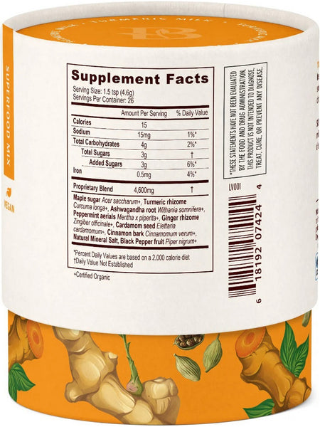 Banyan Botanicals, Turmeric Milk, 4.3 oz
