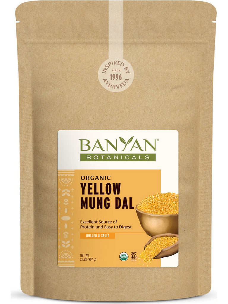 Banyan Botanicals, Yellow Mung Dal, 2 lbs