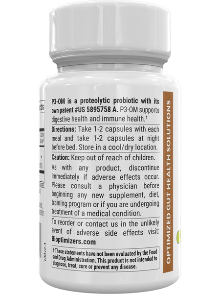 BIOptimizers, Probiotic Breakthrough (Formerly P3-OM), 30 Veggie Caps