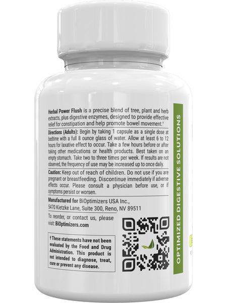 BIOptimizers, Herbal Power Flush, 90 Veggie Caps