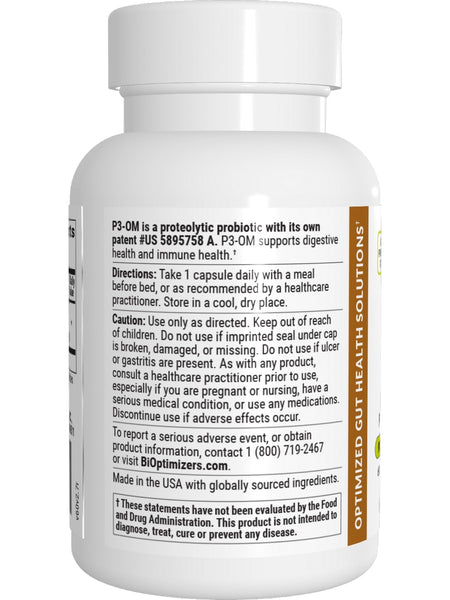 BIOptimizers, Probiotic Breakthrough (Formerly P3-OM), 60 Veggie Caps