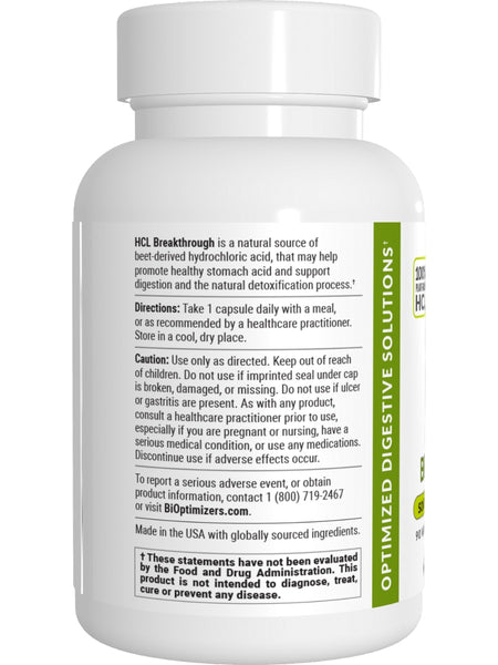 BIOptimizers, HCL Breakthrough, 90 Veggie Caps