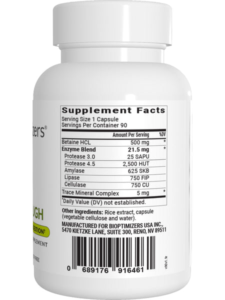 BIOptimizers, HCL Breakthrough, 90 Veggie Caps